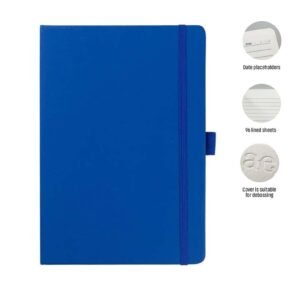 JURSI - Giftology A5 PU Notebook with Pen Loop - Royal Blue