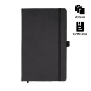 BARON - Santhome Expanded A5 Hard Cover Notebook - Black