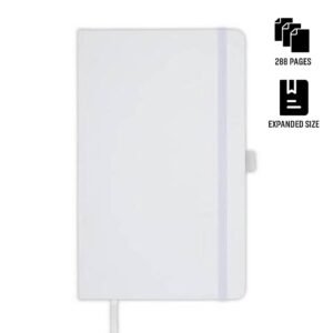 BARON - Santhome Expanded A5 Hard Cover Notebook - White