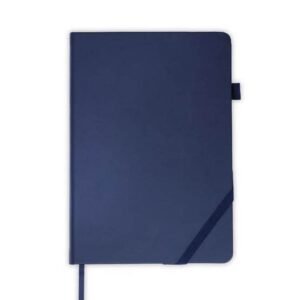 FAROE - Santhome A5 PU Hard Cover Notebook with Pen Loop - Navy Blue