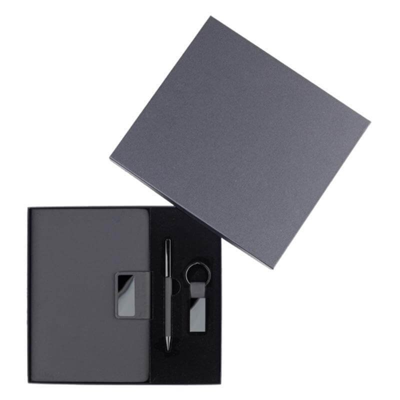 REGENT - Giftology Set of Notebook, Keychain and Pen - Black - Image 6