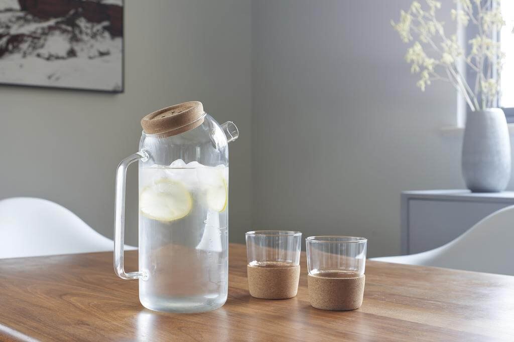 ZOSSEN - Hans Larsen Set of Glass Carafe with 2 Tumblers - Image 2