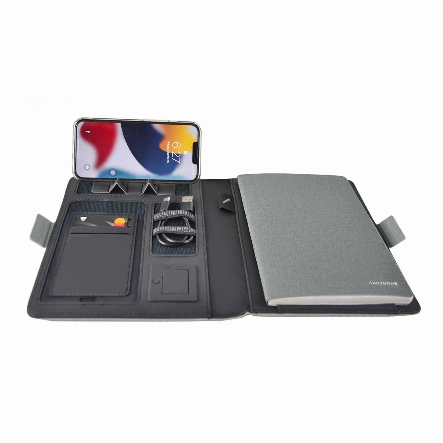 PREETZ - Santhome 10W MagSafe A5 Organizer - Grey - Image 7