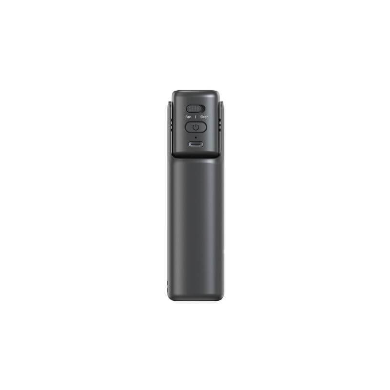 ZEPHYR - @memorii 4-in-1 Fan Powerbank, Safety Alarm & Torch - Black - Image 3