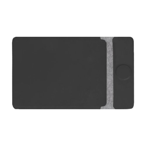 CAMDEN - Giftology 14" Felt Laptop Sleeve With 15W Magnetic Charger - Black - Image 5