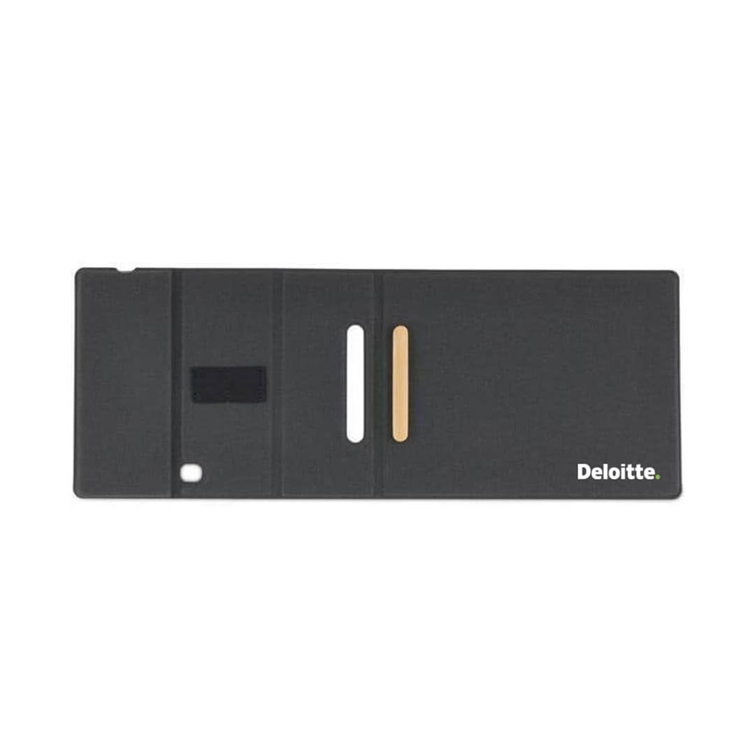 BLACE - CHANGE ZERO Recycled PU 15W Wireless Mousepad & Desk Organizer - Black - Image 6