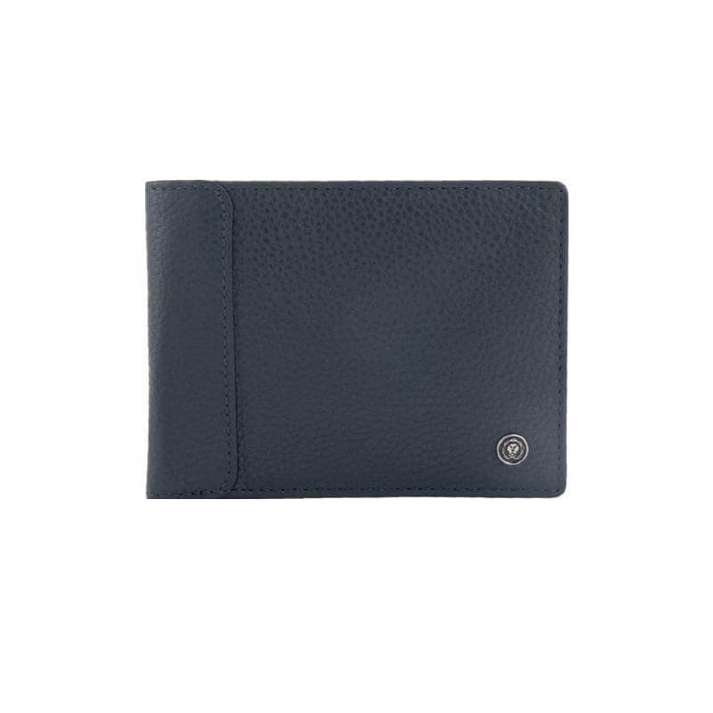 CROSS Pebble Leather 6CC Classic Fold Wallet with 6CC Cardholder - Navy Blue - Image 2