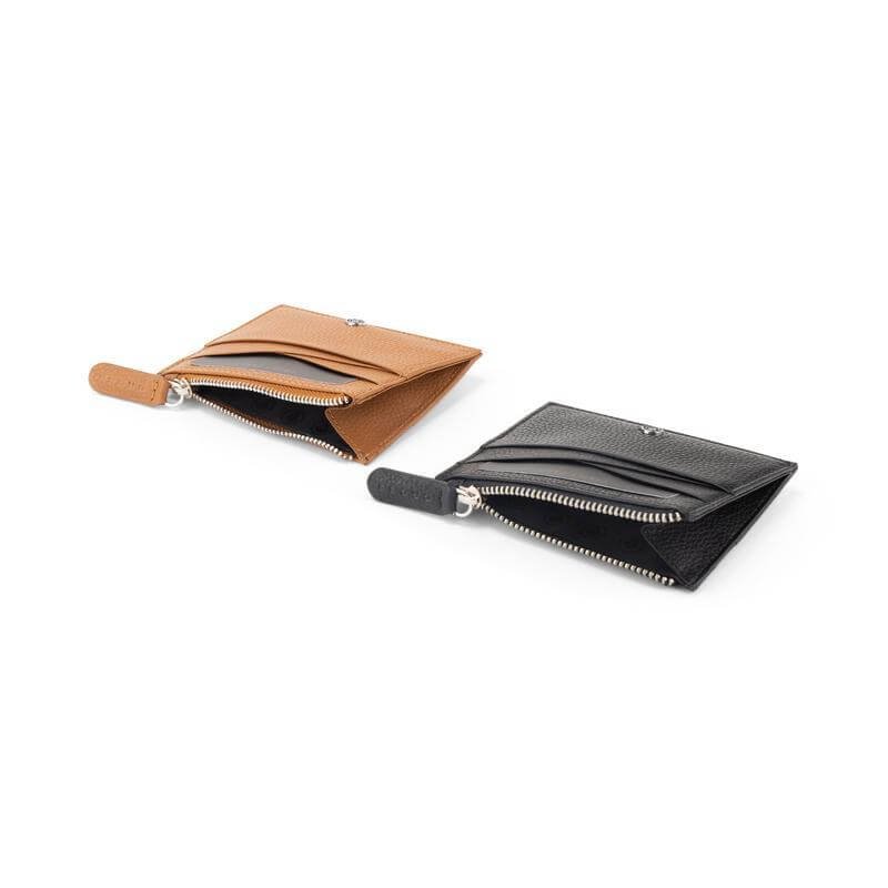 CROSS Pebble Leather Ladies' 6CC Zip Card Holder - Black - Image 4
