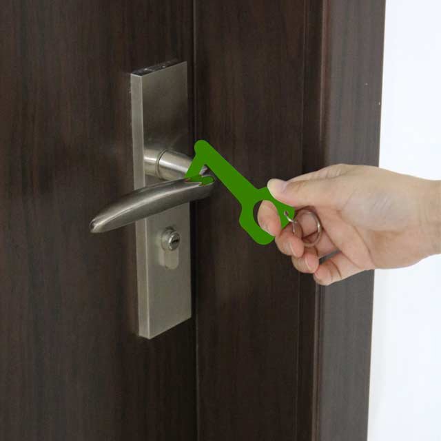 MASTY - Giftology Keyring Tool - Green (Anti-Microbial) - Image 3