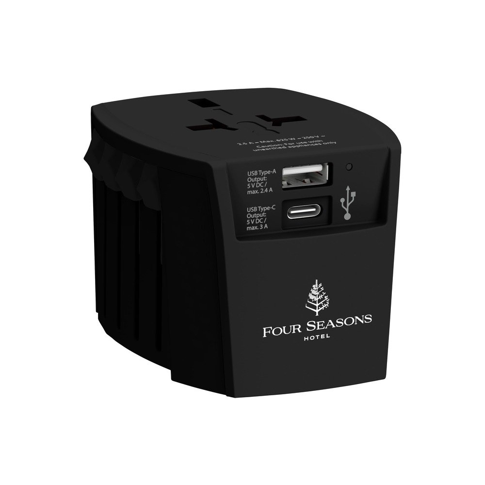 SKROSS World Travel Adapter MUV USB (AC) - USB & Type C ports - Black - Image 4