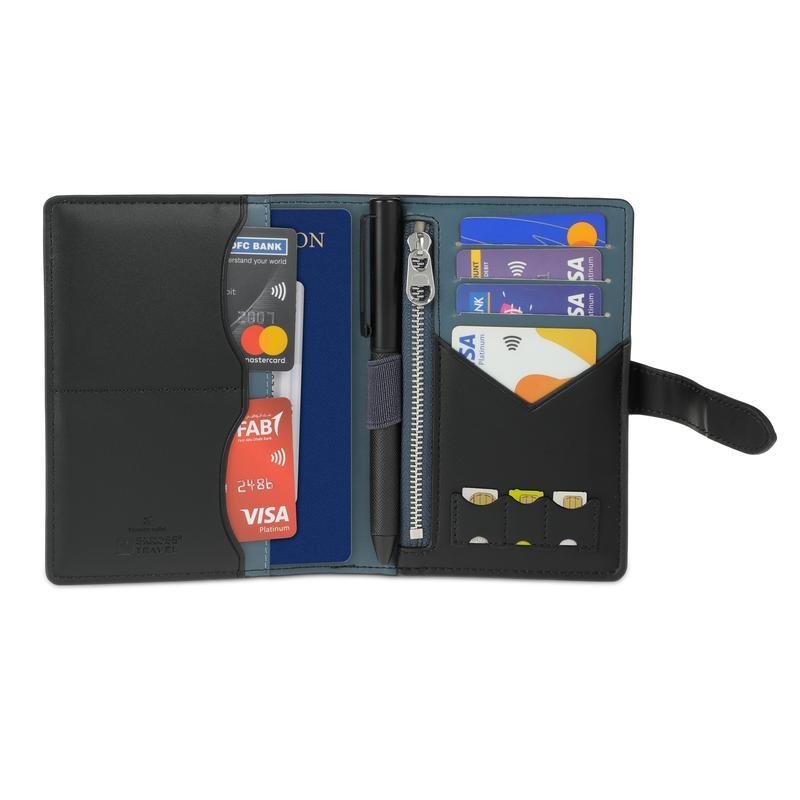 SKROSS Travel - Ambassador Passport Wallet - Black - Image 5