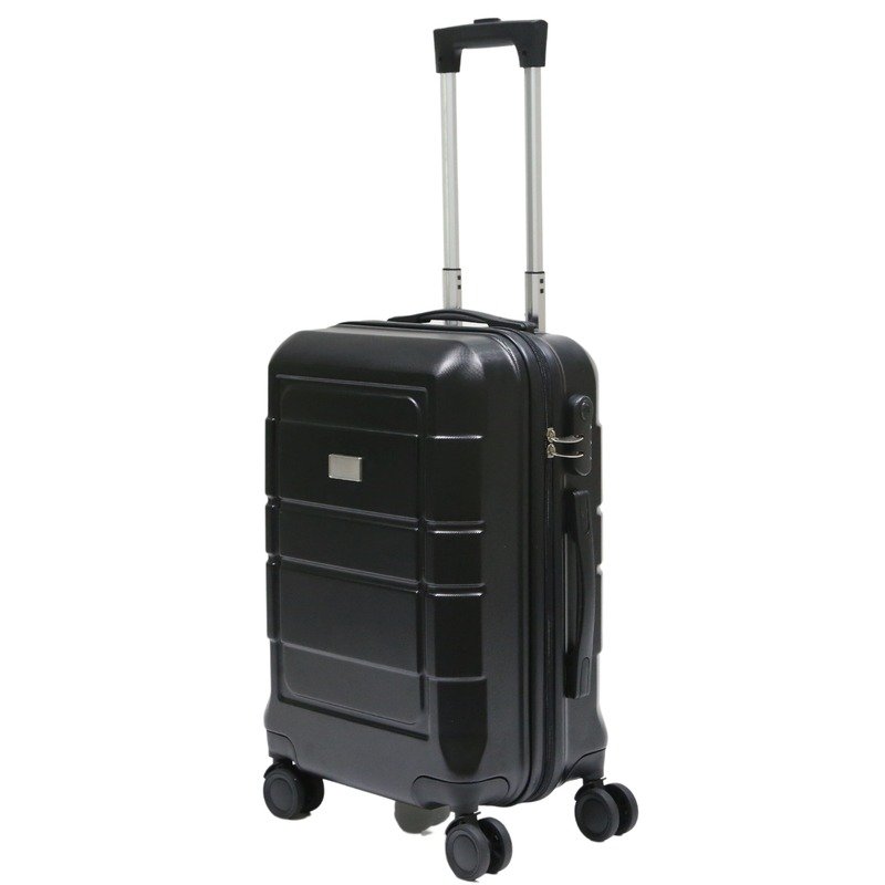 GENOVA - Classic Cabin Trolley Bag - Black - Image 2