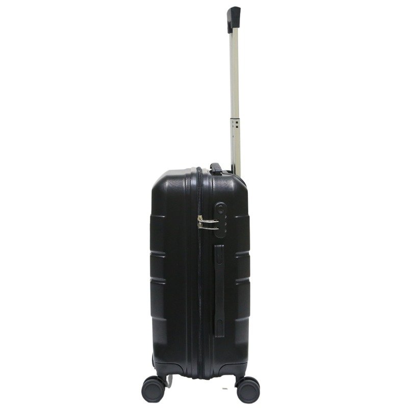 GENOVA - Classic Cabin Trolley Bag - Black - Image 3