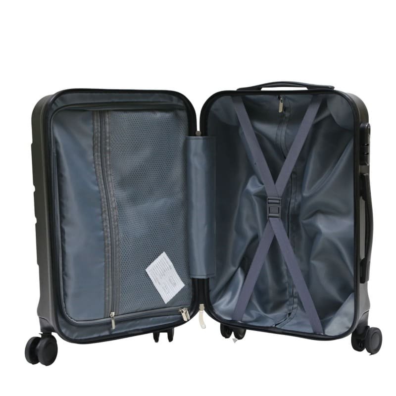 GENOVA - Classic Cabin Trolley Bag - Black - Image 7