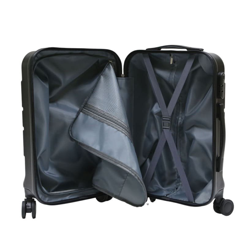 GENOVA - Classic Cabin Trolley Bag - Black - Image 8