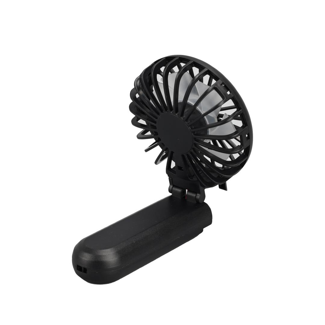 ROTO - Rechargeable Handheld Fan with Foldable Desk Stand - Black - Image 8