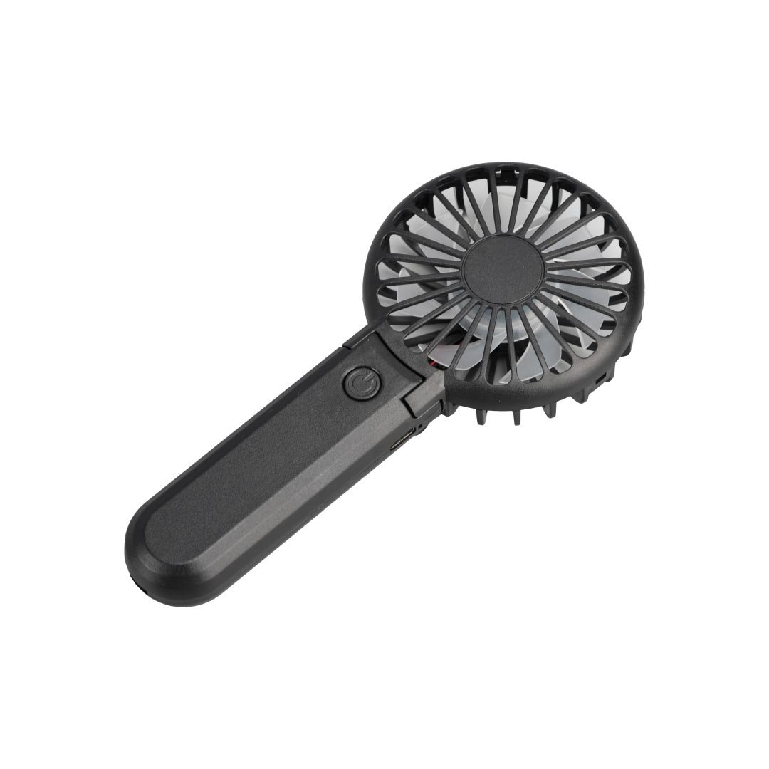 ROTO - Rechargeable Handheld Fan with Foldable Desk Stand - Black - Image 9
