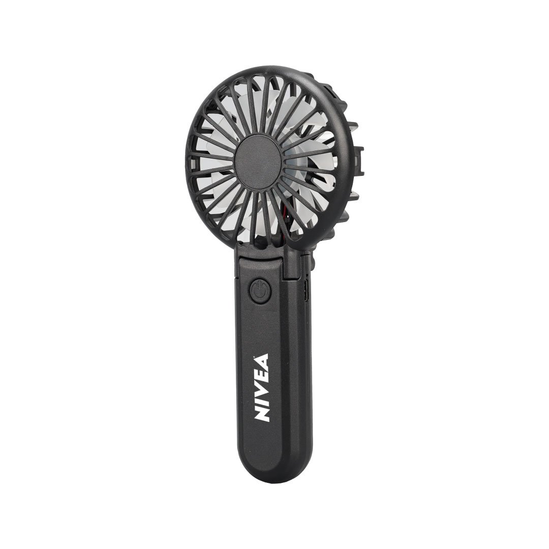 ROTO - Rechargeable Handheld Fan with Foldable Desk Stand - Black - Image 10