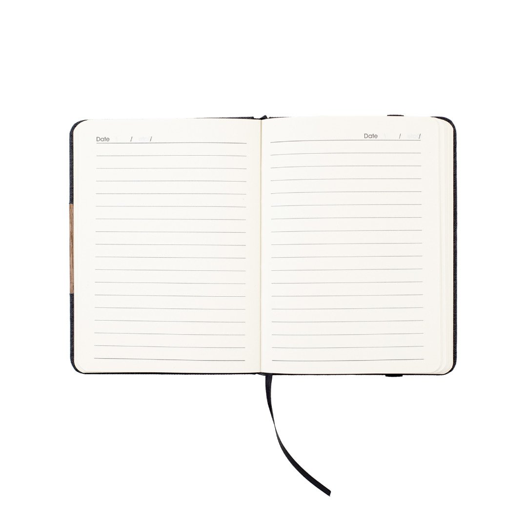 TULUM - SANTHOME Gift set with Notebook, Pen and Card Holder with Walnut Accents - Image 3