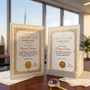 Certificates