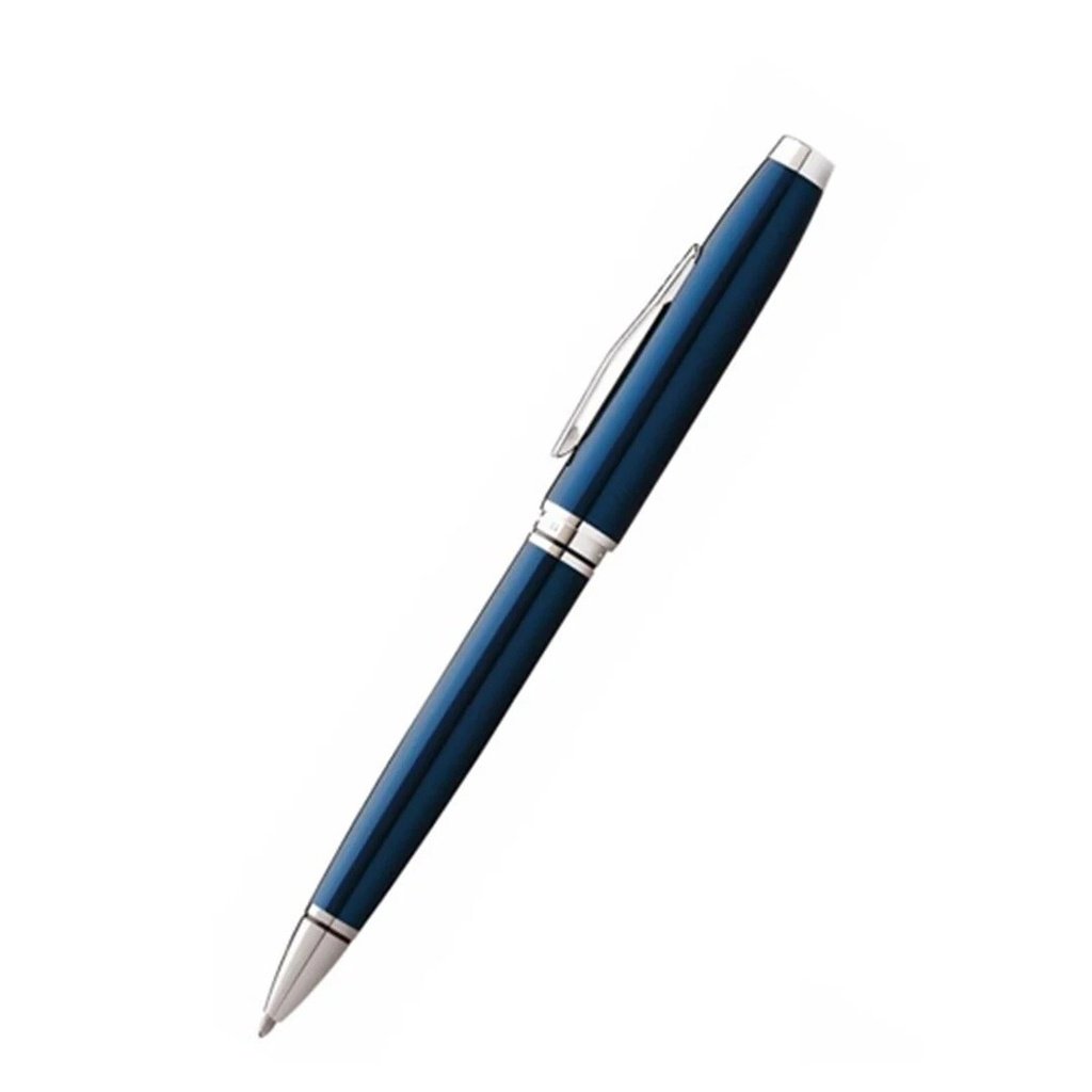 Cross Coventry Ballpoint Pen with Leather Wallet - Blue - Image 4