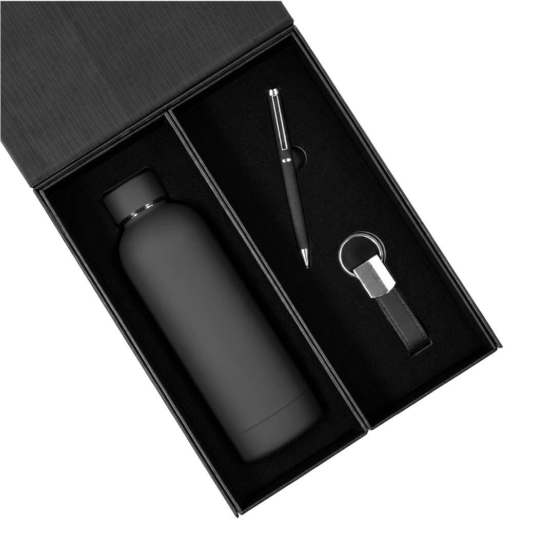 FIRENZE - Giftology Luxeline 4pc Gift Set - Black - Image 2