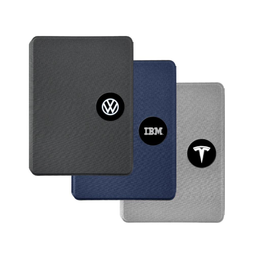 SOLAIS - Santhome Recycled 10000 mAh Power Bank with 15W Magsafe Smart A5 Organizer - Navy Blue - Image 8
