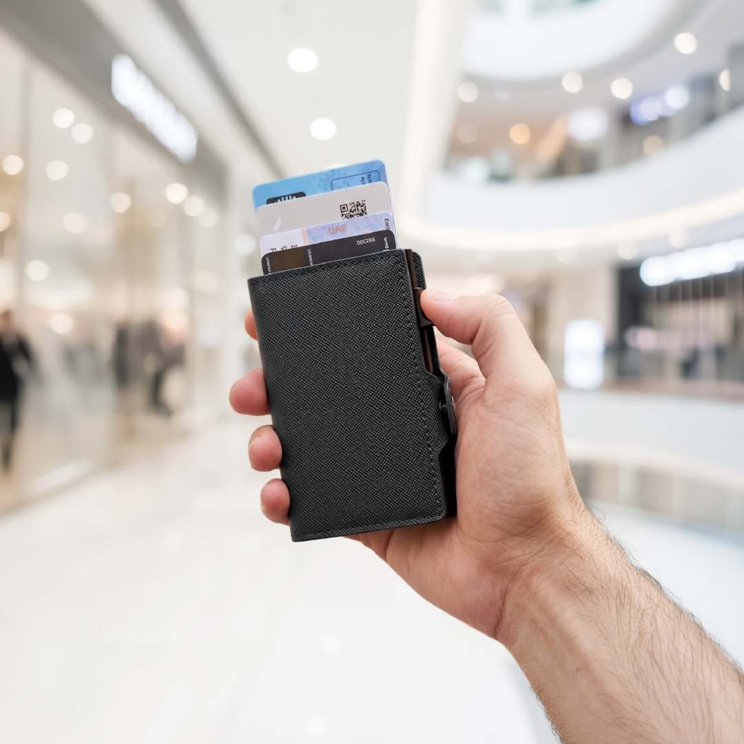 CROSS RFID Card Holder Wallet - Black - Image 8