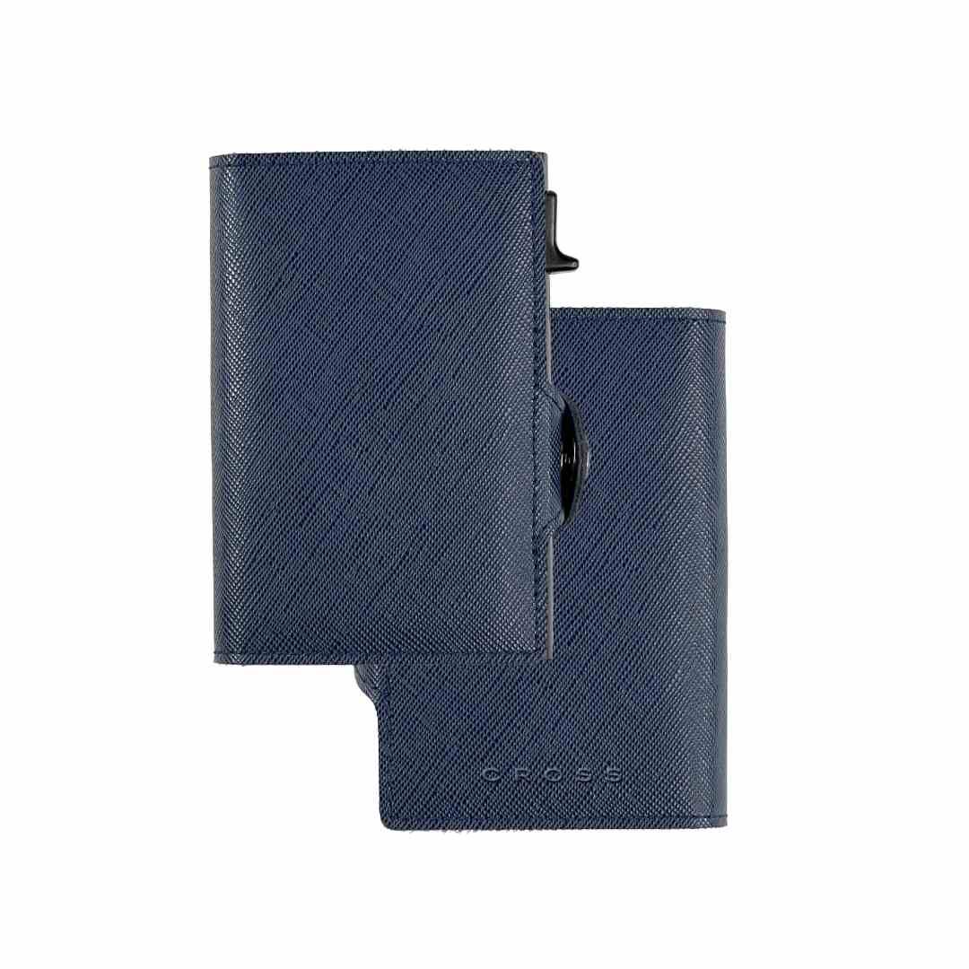 CROSS RFID Card Holder Wallet - Navy Blue - Image 2