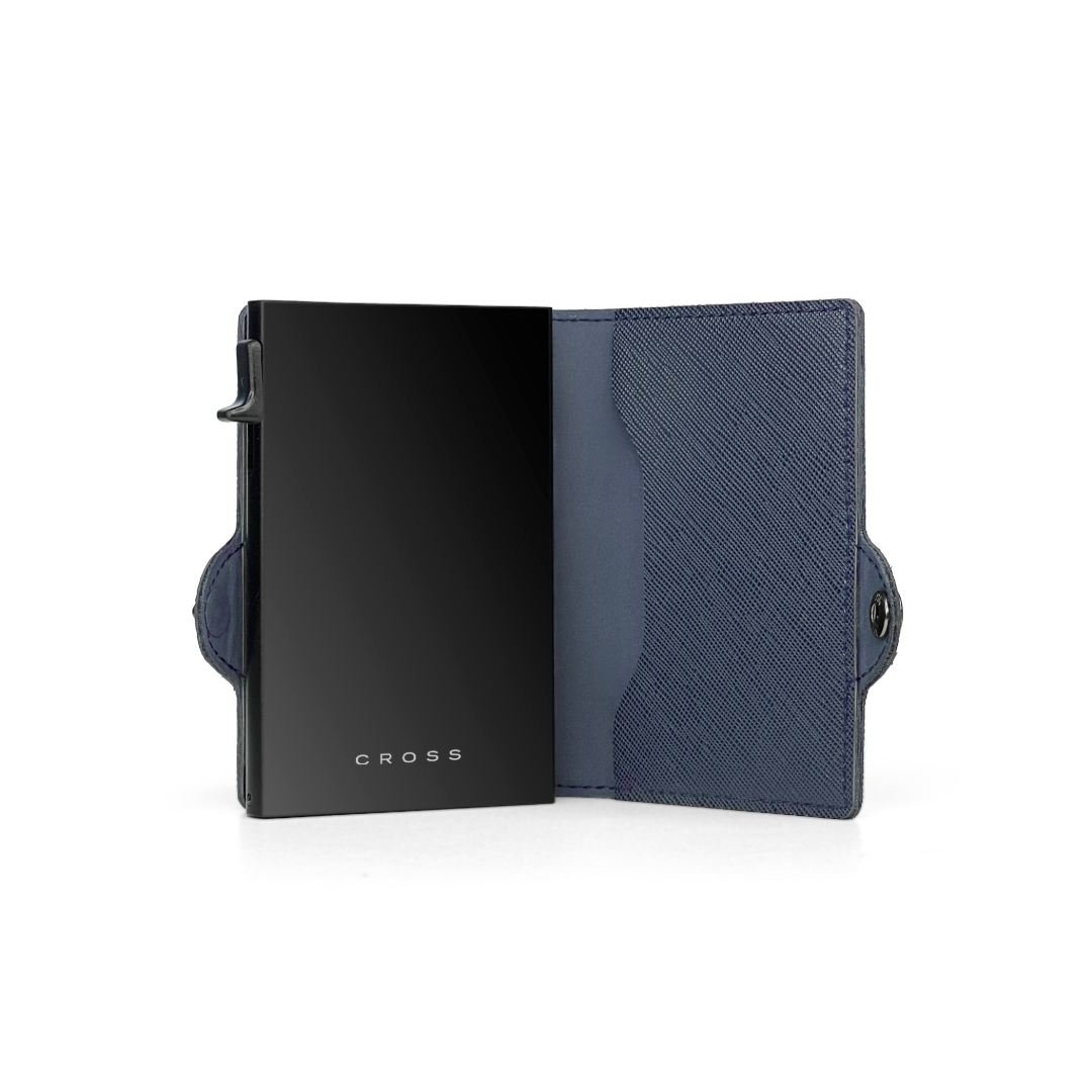 CROSS RFID Card Holder Wallet - Navy Blue - Image 3
