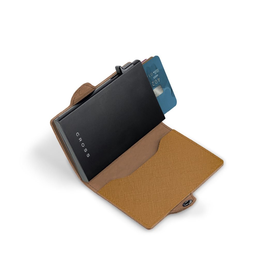 CROSS RFID Card Holder Wallet - Mocha - Image 4