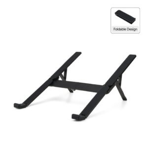 MALIN - @memorii Portable Aluminium Laptop Stand - Black