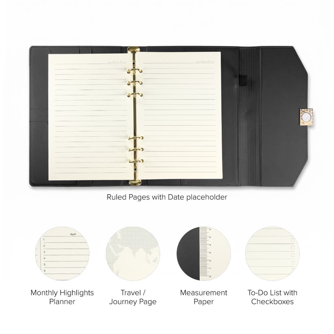 Cross® A5 Folio Organizer With Ring Binder - Black - Image 5
