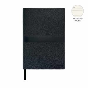 ROVENA - Giftology A5 PU Soft Cover Notebook - Black
