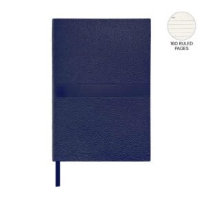 ROVENA - Giftology A5 PU Soft Cover Notebook - Navy Blue